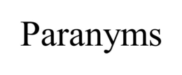 PARANYMS trademark