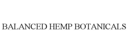 BALANCED HEMP BOTANICALS trademark