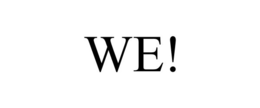 WE! trademark