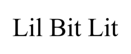 LIL BIT LIT trademark