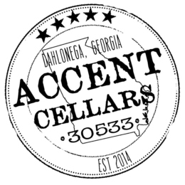 DAHLONEGA, GEORGIA ACCENT CELLARS 30533 EST 2014 trademark