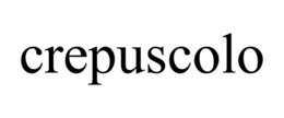 CREPUSCOLO trademark