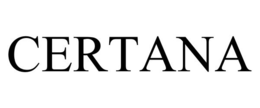 CERTANA trademark