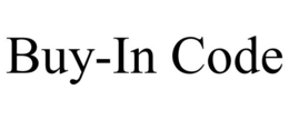 BUY-IN CODE trademark