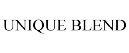 UNIQUE BLEND trademark