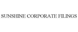 SUNSHINE CORPORATE FILINGS trademark