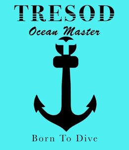 T TRESOD OCEAN MASTER BORN TO DIVE trademark