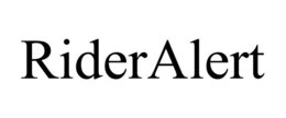 RIDERALERT trademark