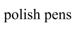 POLISH PENS trademark