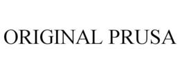ORIGINAL PRUSA trademark