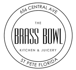 656 CENTRAL AVE ST PETE FLORIDA THE BRASS BOWL KITCHEN & JUICERY trademark