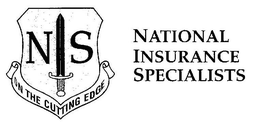 NIS NATIONAL INSURANCE SPECIALISTS ON THE CUTTING EDGE trademark