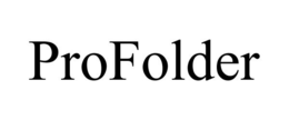 PROFOLDER trademark