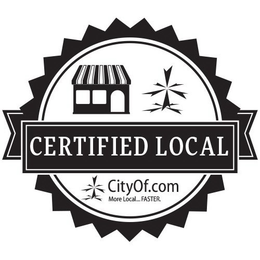 CERTIFIED LOCAL CITYOF.COM MORE LOCAL...FASTER trademark