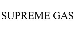 SUPREME GAS trademark