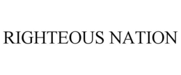 RIGHTEOUS NATION trademark