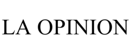 LA OPINION trademark