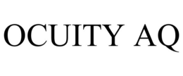 OCUITY AQ trademark