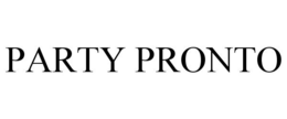 PARTY PRONTO trademark