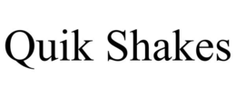 QUIK SHAKES trademark