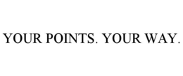 YOUR POINTS. YOUR WAY. trademark