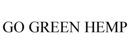 GO GREEN HEMP trademark