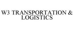 W3 TRANSPORTATION & LOGISTICS trademark