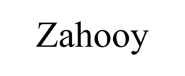 ZAHOOY trademark
