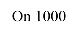 ON 1000 trademark