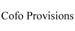 COFO PROVISIONS trademark