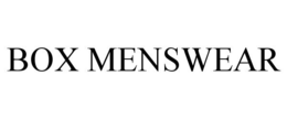 BOX MENSWEAR trademark