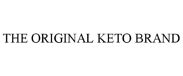 THE ORIGINAL KETO BRAND trademark