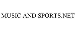 MUSIC AND SPORTS.NET trademark