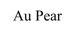 AU PEAR trademark