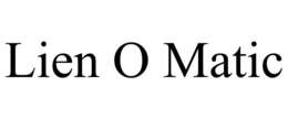 LIEN O MATIC trademark