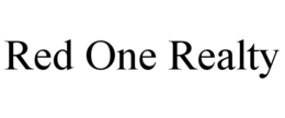RED ONE REALTY trademark