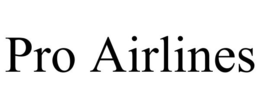 PRO AIRLINES trademark
