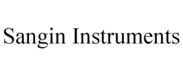 SANGIN INSTRUMENTS trademark
