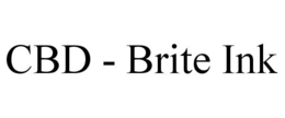 CBD - BRITE INK trademark