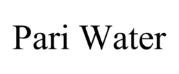 PARI WATER trademark