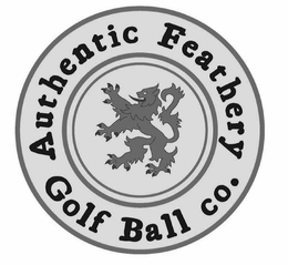 AUTHENTIC FEATHERY GOLF BALL CO. trademark