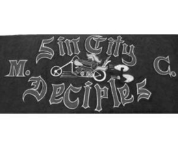 SIN CITY DECIPLES M. C. trademark
