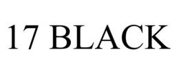 17 BLACK trademark