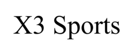 X3 SPORTS trademark