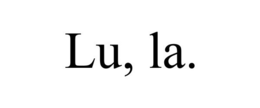 LU, LA. trademark