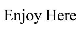 ENJOY HERE trademark