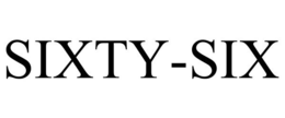 SIXTY-SIX trademark