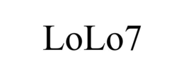 LOLO7 trademark