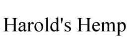HAROLD'S HEMP trademark