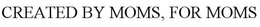 CREATED BY MOMS, FOR MOMS trademark
